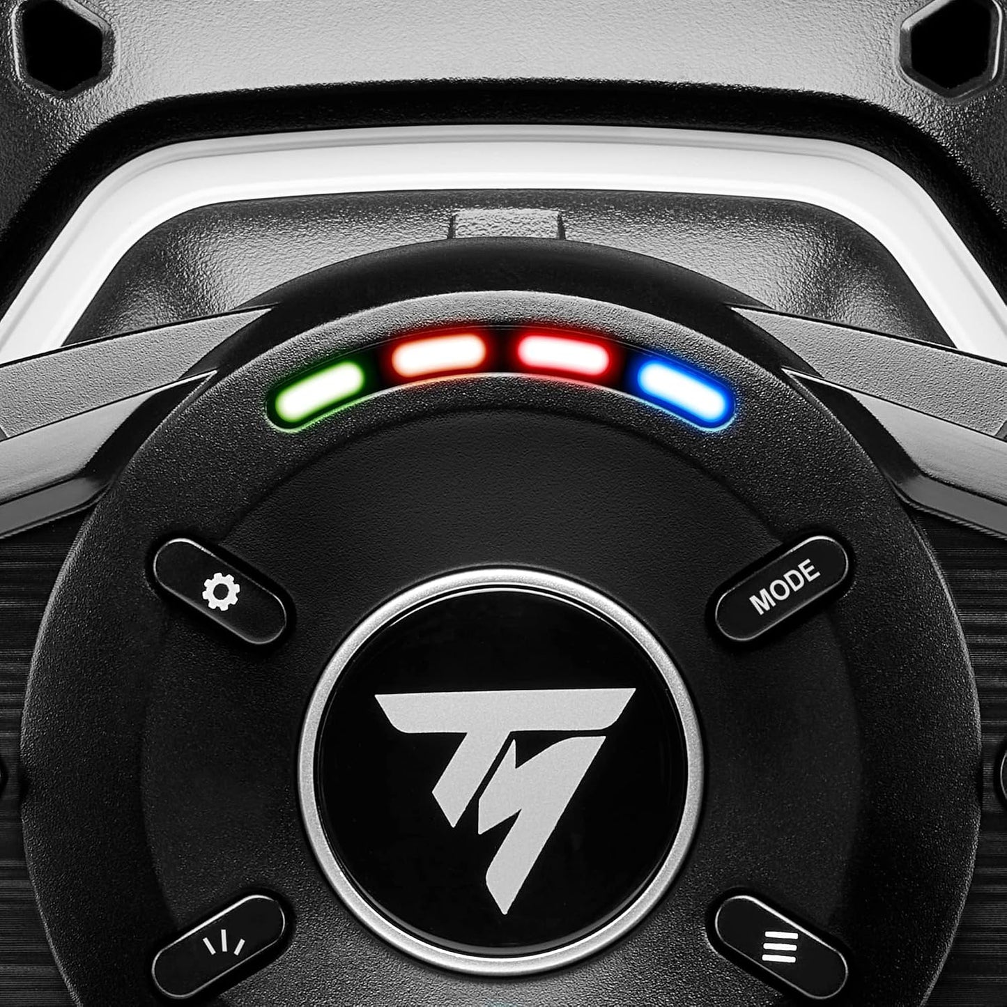 Thrustmaster T128 P Force Feedback Racing Wheel & Pedal Set - PS5 & PC | Magnetic paddle shifters, 900-degree rotation, hybrid drive, quick-attach desk clamp, for sim driving, farming & truck games