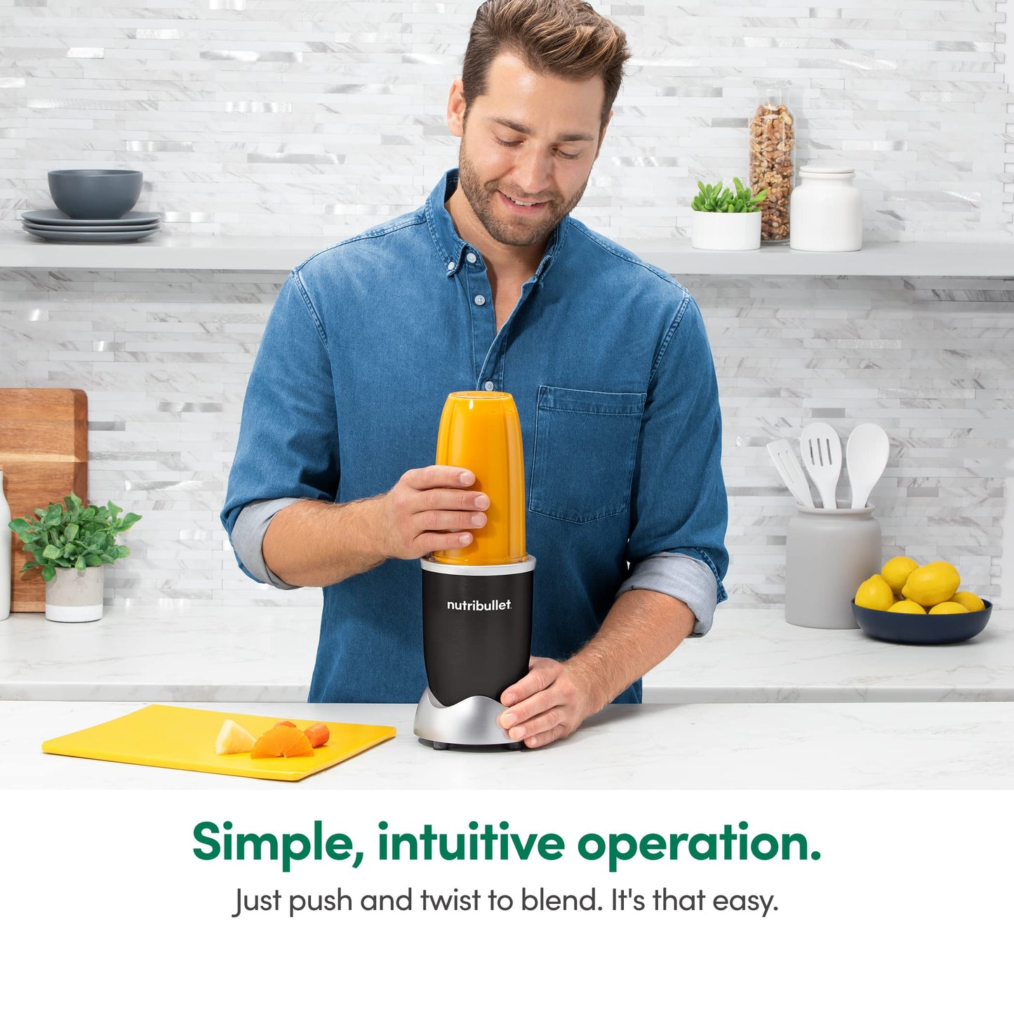 Nutribullet Personal Blender, Shakes, Smoothies, Food Prep, and Frozen Blending, 24 Ounces, 600 Watt, Dark Gray, NBR-0601WM