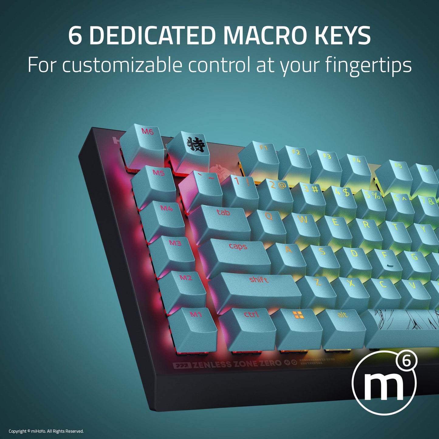 Razer BlackWidow V4 X Mechanical Gaming Keyboard: Yellow Switches Linear & Silent - 6 Macro Keys - Chroma RGB - Doubleshot ABS Keycaps - Roller & Media Keys - Snap Tap