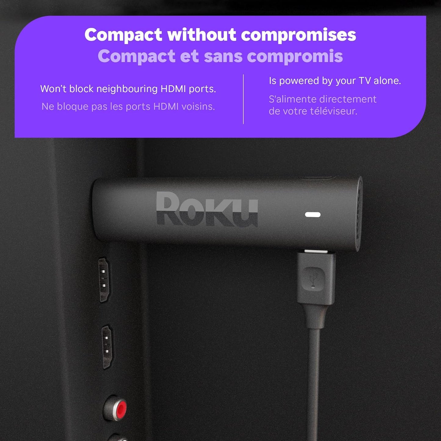 Roku Streaming Stick 4K | Streaming Device 4K/HDR/Dolby Vision with Voice Remote with TV Controls and Long-Range Wi-Fi (Renewed)