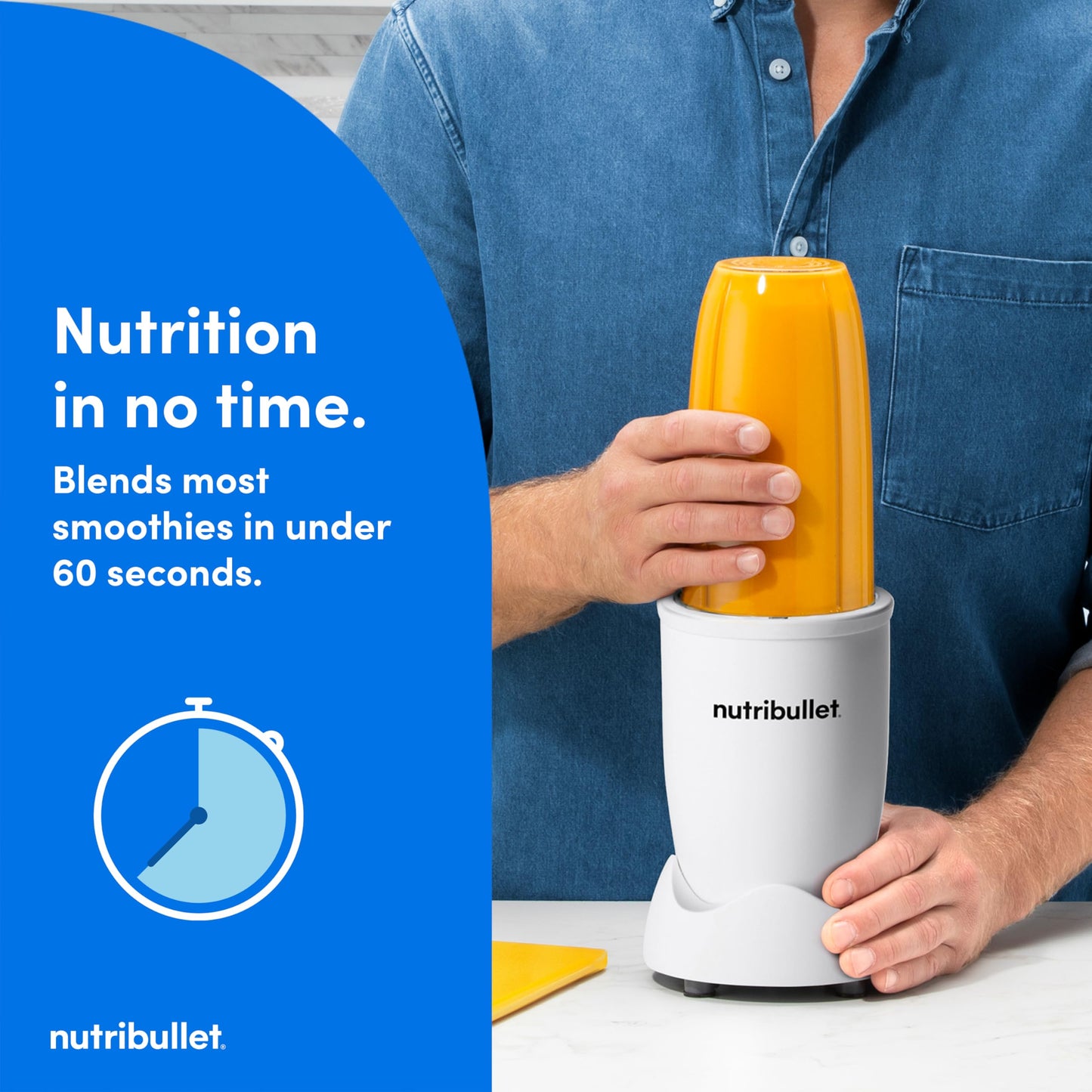 Nutribullet Personal Blender, Shakes, Smoothies, Food Prep, and Frozen Blending, 24 Ounces, 600 Watt, Dark Gray, NBR-0601WM