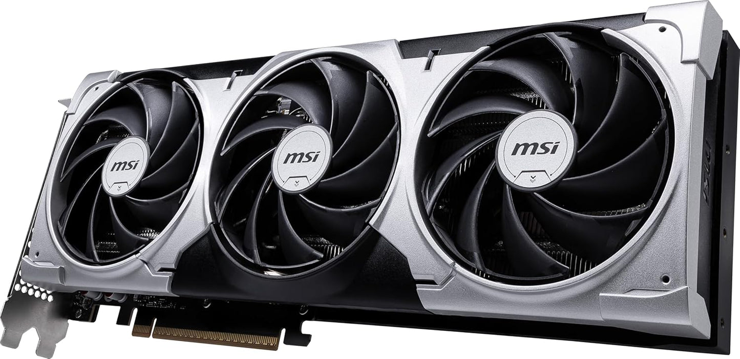 msi Gaming RTX 5060 Ti 8G Ventus 3X OC Graphics Card (8GB GDDR7,128-bit, Extreme Performance: 2602 MHz, DisplayPort x3 2.1a, HDMI 2.1b, NVIDIA Blackwell Architecture)