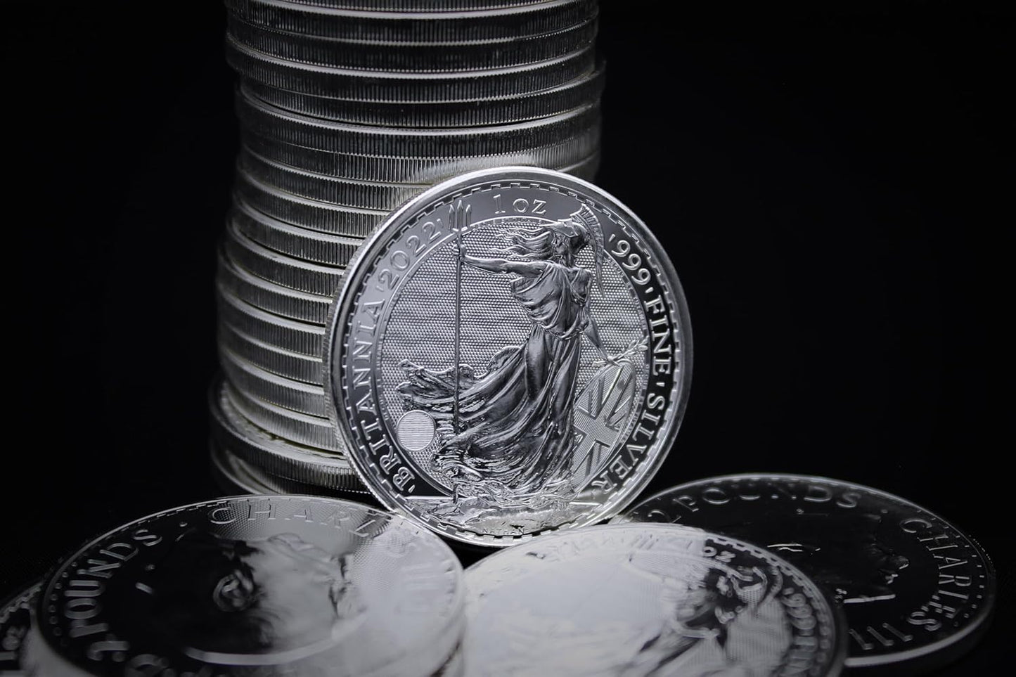 1997 - Present (Random Year) GB 1 oz Silver Britannia Coin Brilliant Uncirculated with Certificate of Authenticity £2 GBP Seller BU