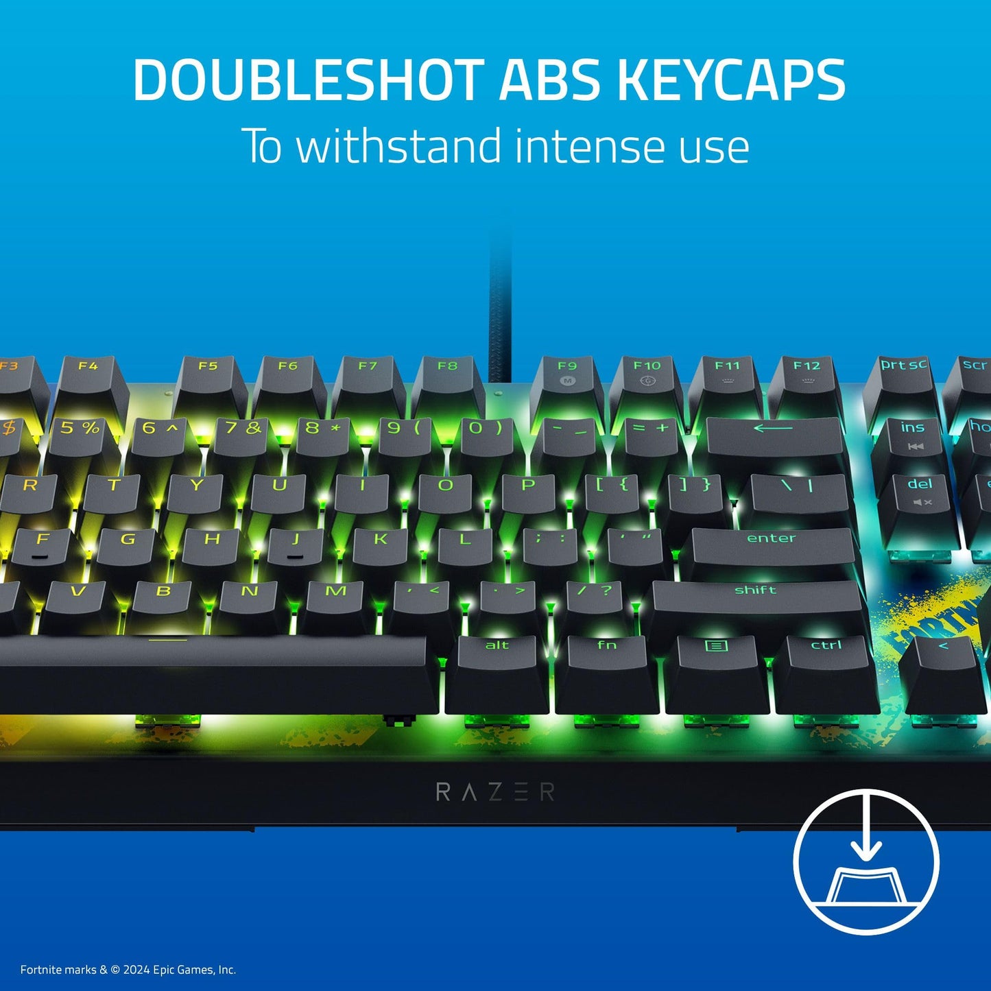 Razer BlackWidow V4 X Mechanical Gaming Keyboard: Yellow Switches Linear & Silent - 6 Macro Keys - Chroma RGB - Doubleshot ABS Keycaps - Roller & Media Keys - Snap Tap