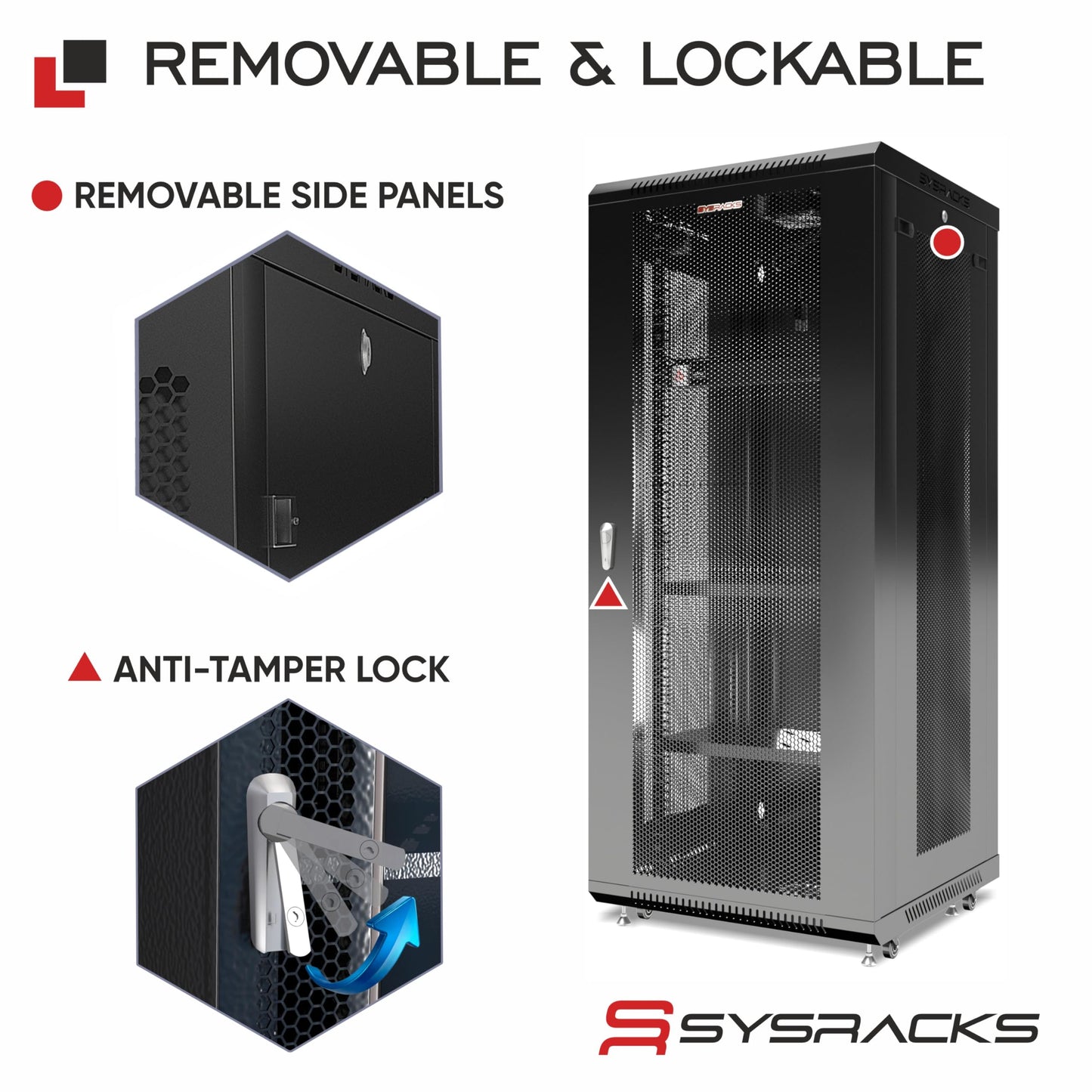 27U Wall Mount Server Rack Cabinet 24” Deep, 19” Network Enclosure for Home Lab with Fan, PDU, 2 Shelves, Casters & Feet, Locking Mesh Door