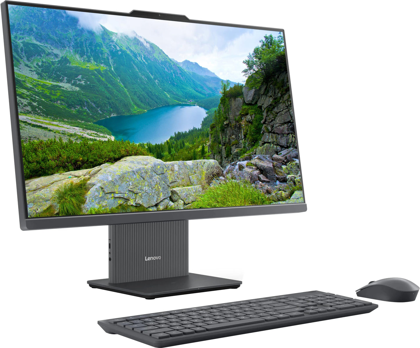 Lenovo IdeaCentre All-in-One Desktop Computer, 24" FHD Display, 6-core AMD Ryzen 5 7535HS, 16GB DDR5, 512GB SSD, Wi-Fi 6, HDMI in&Out, Wireless KB&Mouse, Windows 11 Home