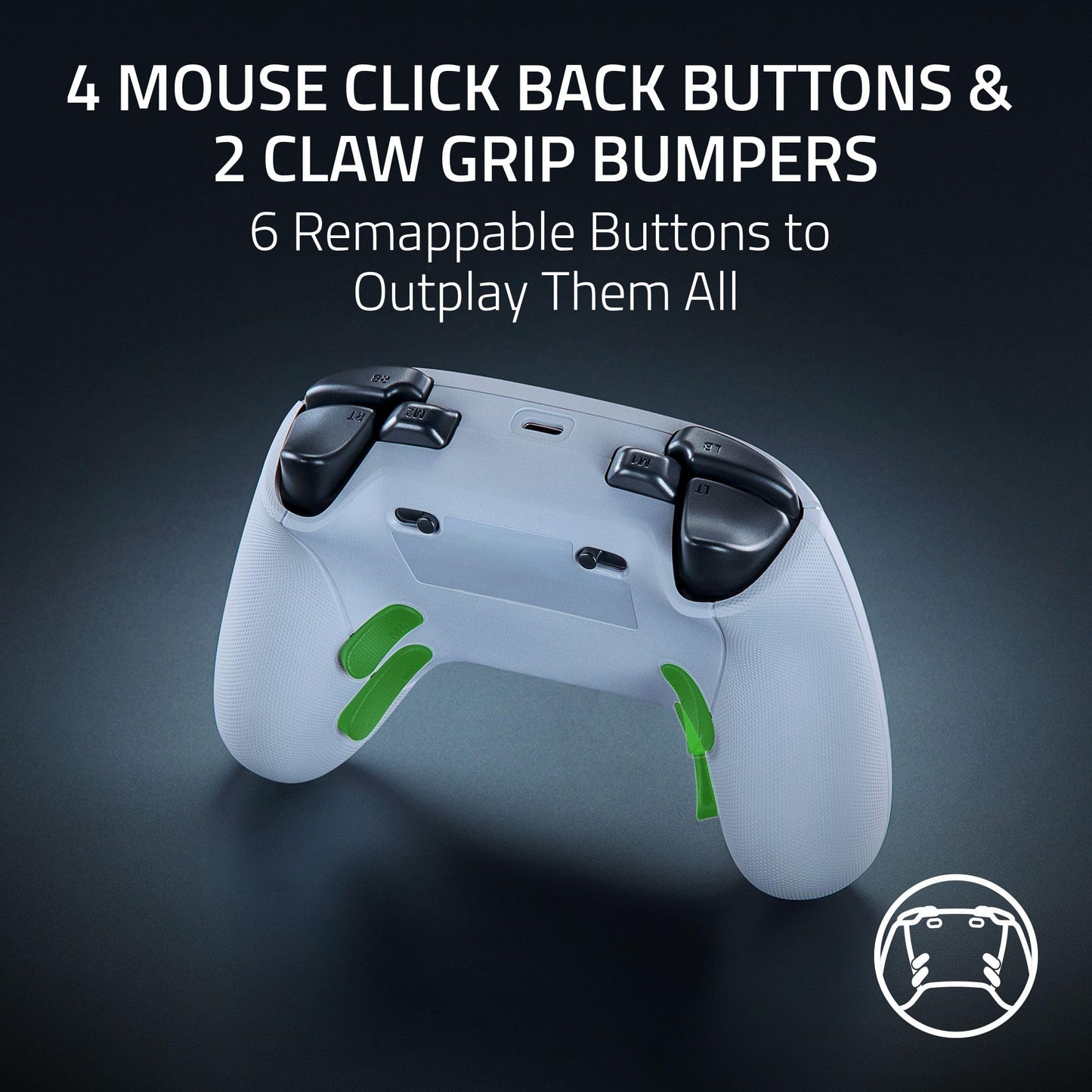 Razer Wolverine V3 Pro Wireless Gaming Controller: Licensed for Xbox Series X|S, Xbox One, Windows PC - 6 Remappable Buttons - Fast Triggers - Customizable Thumbsticks - Wired Tournament Mode - Black