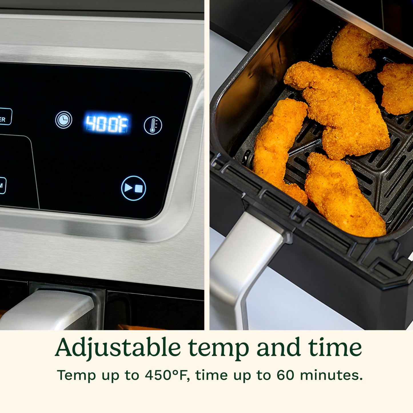Cuisinart Dual Basket Air Fryer, Two Baskets 11 Qt in Total, 6 Functions: Air Fry, Roast, Bake, Broil, Dehydrate & Keep Warm, Features Sync Finish & Sync Settings, Toss Reminder & Auto-Pause, ADZ-112