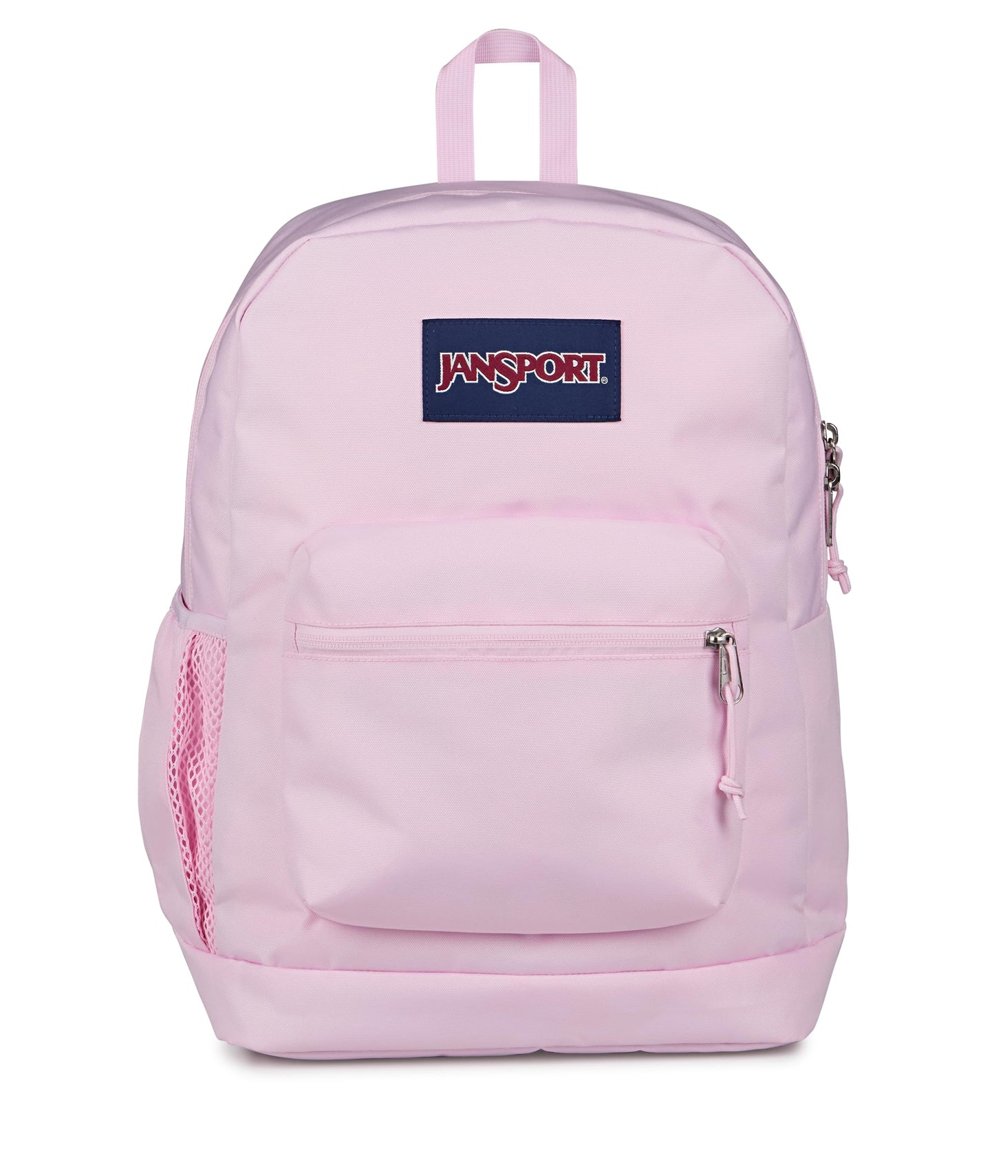 JanSport Cross Town Plus Backpack - Large Main Compartment, Side Water Bottle Pocket, 15-Inch Padded Laptop Sleeve - Black