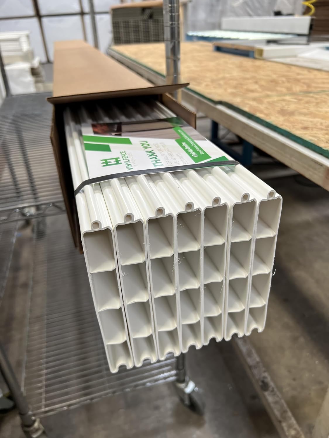 7/8" x 6" x 48" Tongue and Groove Vinyl PVC Picket - Box of 7 - White