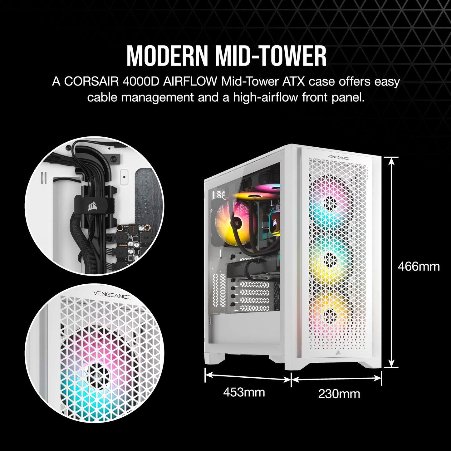 Corsair Vengeance i7500 Gaming PC – Liquid Cooled Intel Core i9-14900KF CPU – NVIDIA GeForce RTX 5080 GPU – 32GB Vengeance RGB DDR5 Memory – 2TB M.2 SSD – Black
