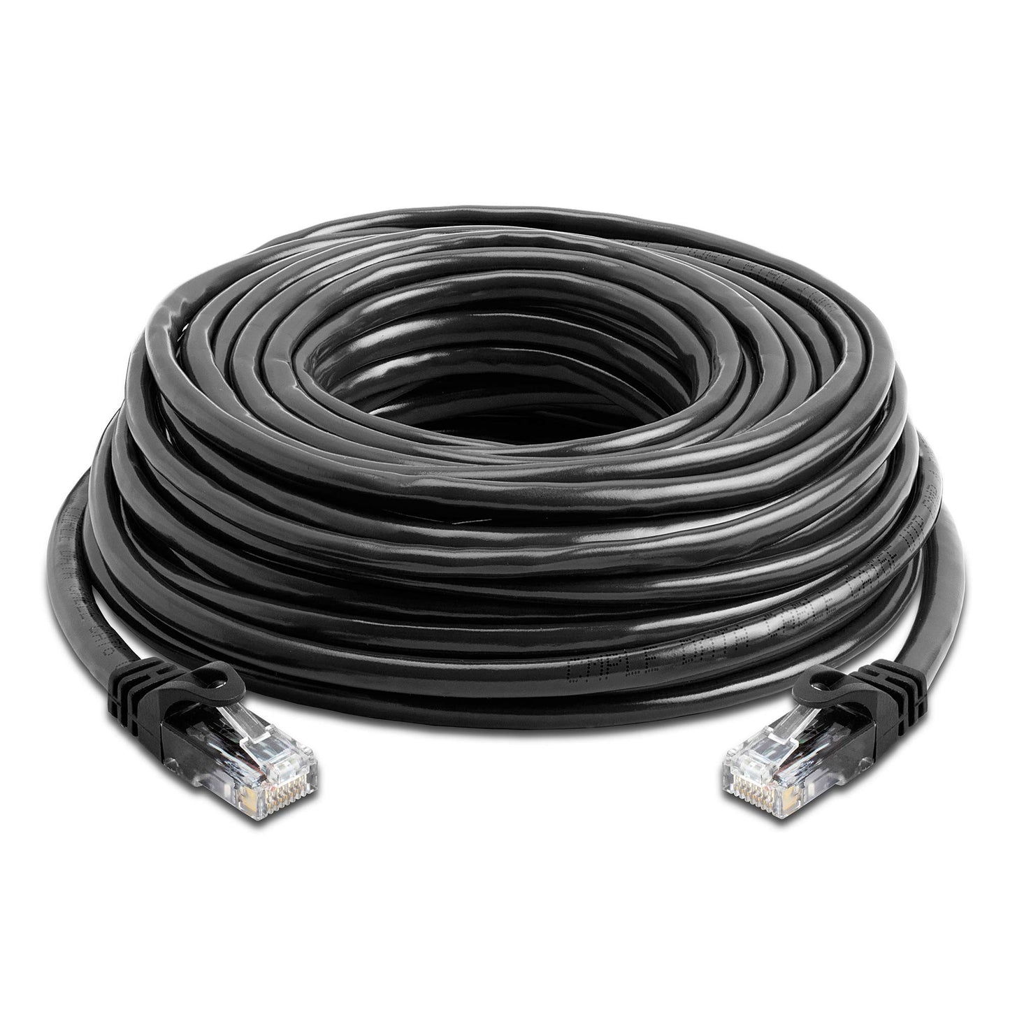 Cmple - RJ45 Cat-6 Ethernet Patch Internet Cable, High Speed Cat6 Network Cable 10 Gigabit, Cat 6 Ethernet LAN Cord with Gold Plated RJ45 Connectors - 5 Feet Yellow