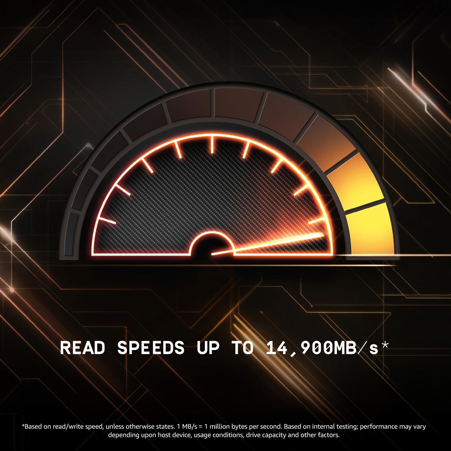 WD_Black SN8100 4TB NVMe SSD - PCIe 5.0x4, M.2 2280, Up to 14,900MB/s Read Speed, up to 11,000MB/s Write Speed, Best for AI Applications, Gaming, and Video Editing - WDS400T1X0M