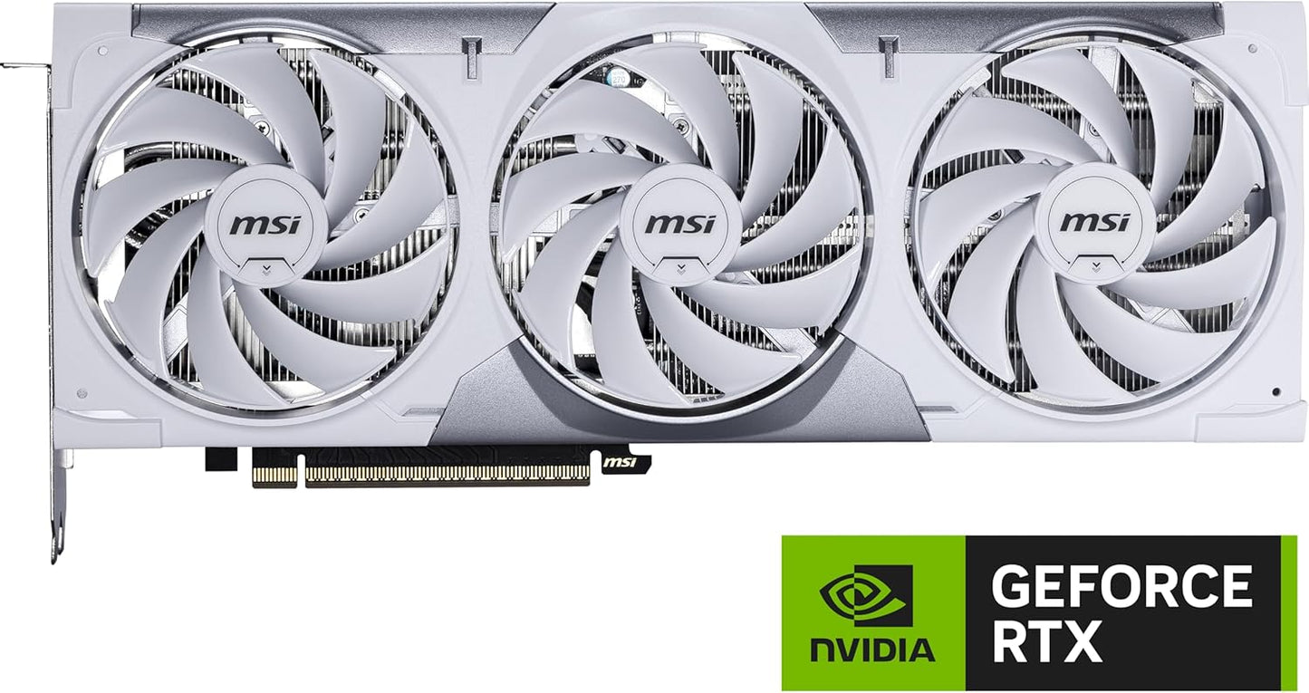 msi Gaming RTX 5070 Ti 16G Ventus 3X PZ OC Graphics Card (16GB GDDR7, 256-bit, Extreme Performance: 2482 MHz, DisplayPort x 3 2.1a, HDMI 2.1b, NVIDIA Blackwell Architecture)