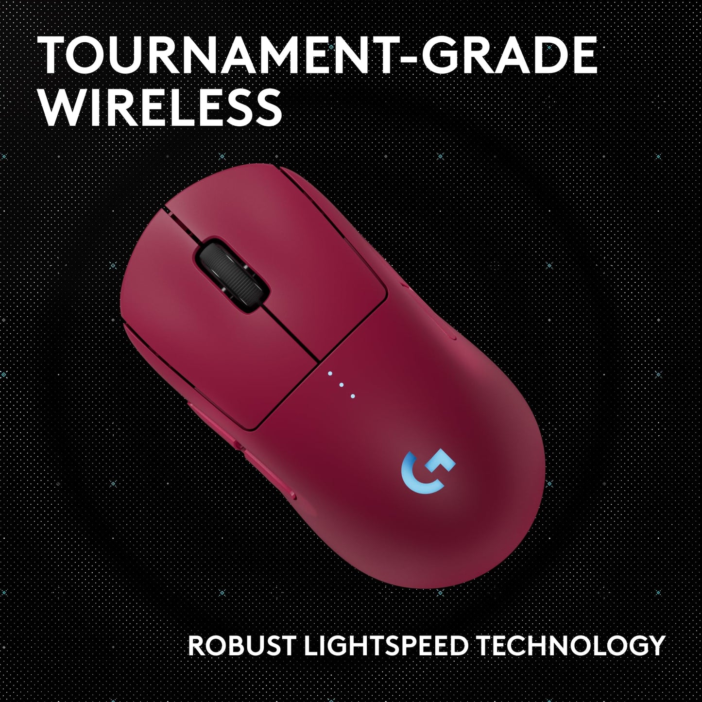 Logitech G PRO 2 Lightspeed Wireless Gaming Mouse, Right- or Left-Handed Mouse with up to 4 Customizable and Switchable Magnetic Side Buttons, 44K DPI Sensor, USB-C Charging, for PC/Mac - Black