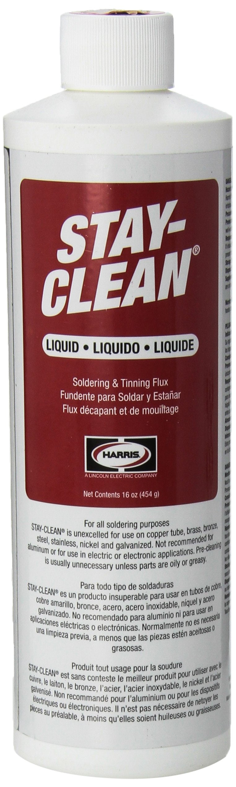 HARRIS SCPF4 Stay Clean Paste Soldering Flux, 4 oz. Jar