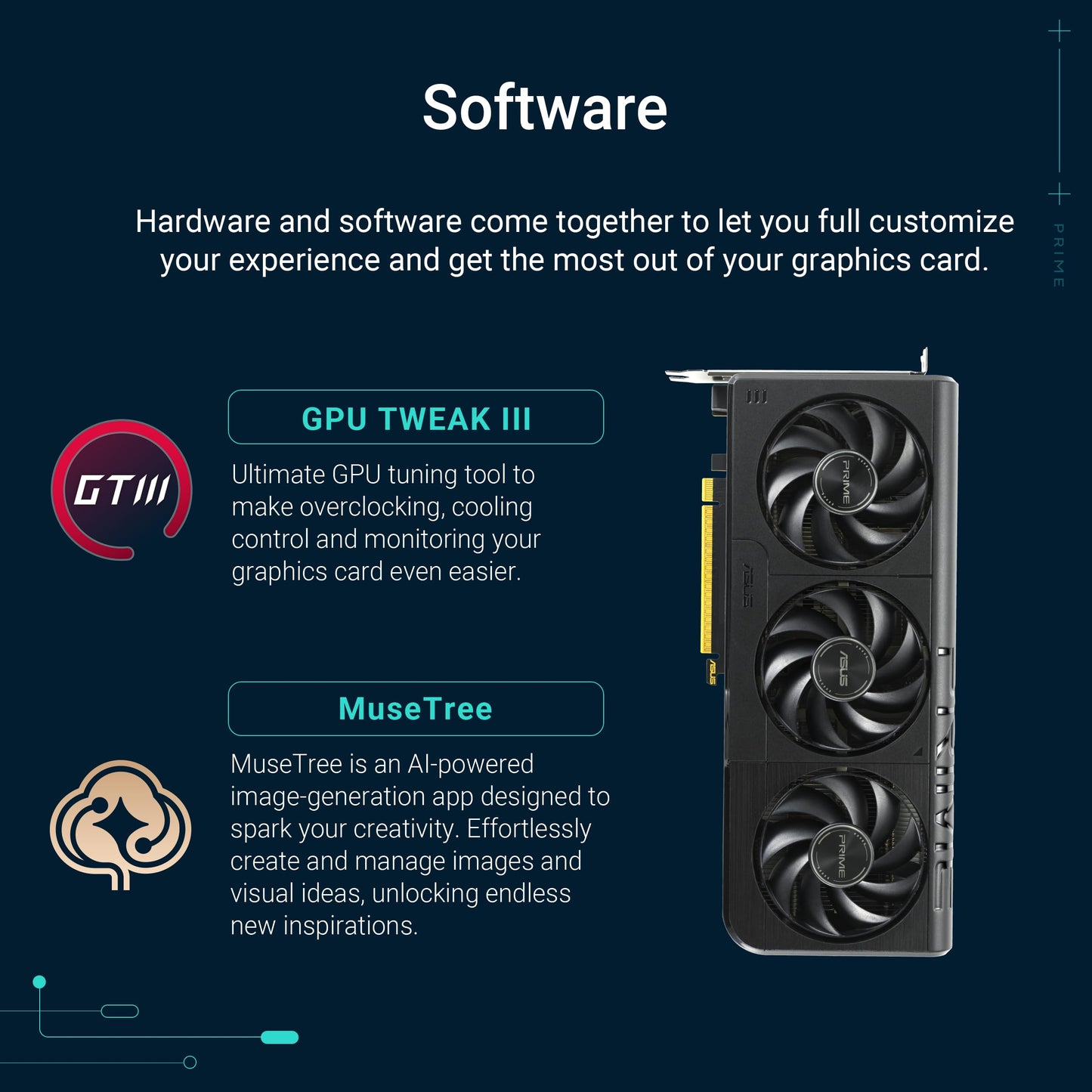 ASUS Dual NVIDIA GeForce RTX™ 5050 8GB GDDR6 (PCIe 5.0, 8GB GDDR6, DLSS 4, HDMI 2.1b, DisplayPort 2.1b, 2-Slot, Axial-tech Fan Design, 0dB Technology, Dual BIOS), 3 Year Warranty
