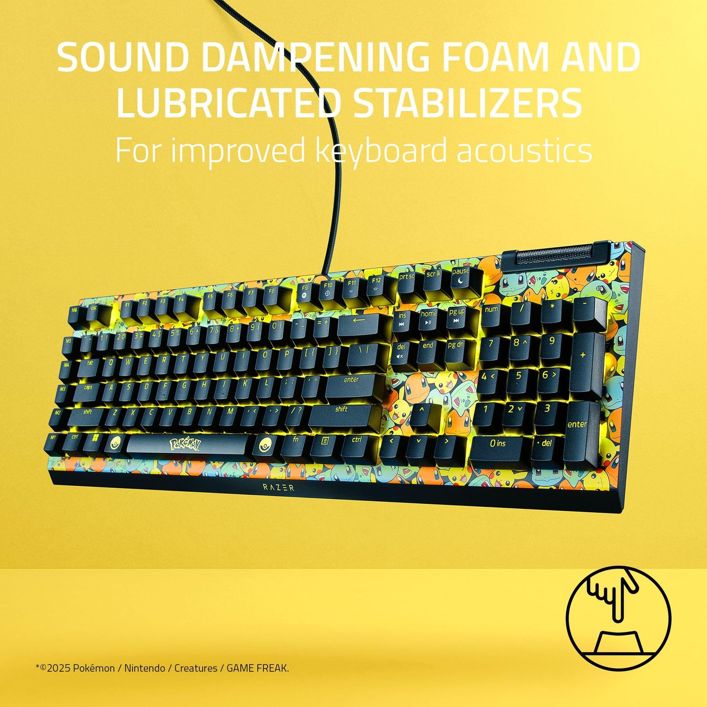 Razer BlackWidow V4 X Mechanical Gaming Keyboard: Yellow Switches Linear & Silent - 6 Macro Keys - Chroma RGB - Doubleshot ABS Keycaps - Roller & Media Keys - Snap Tap