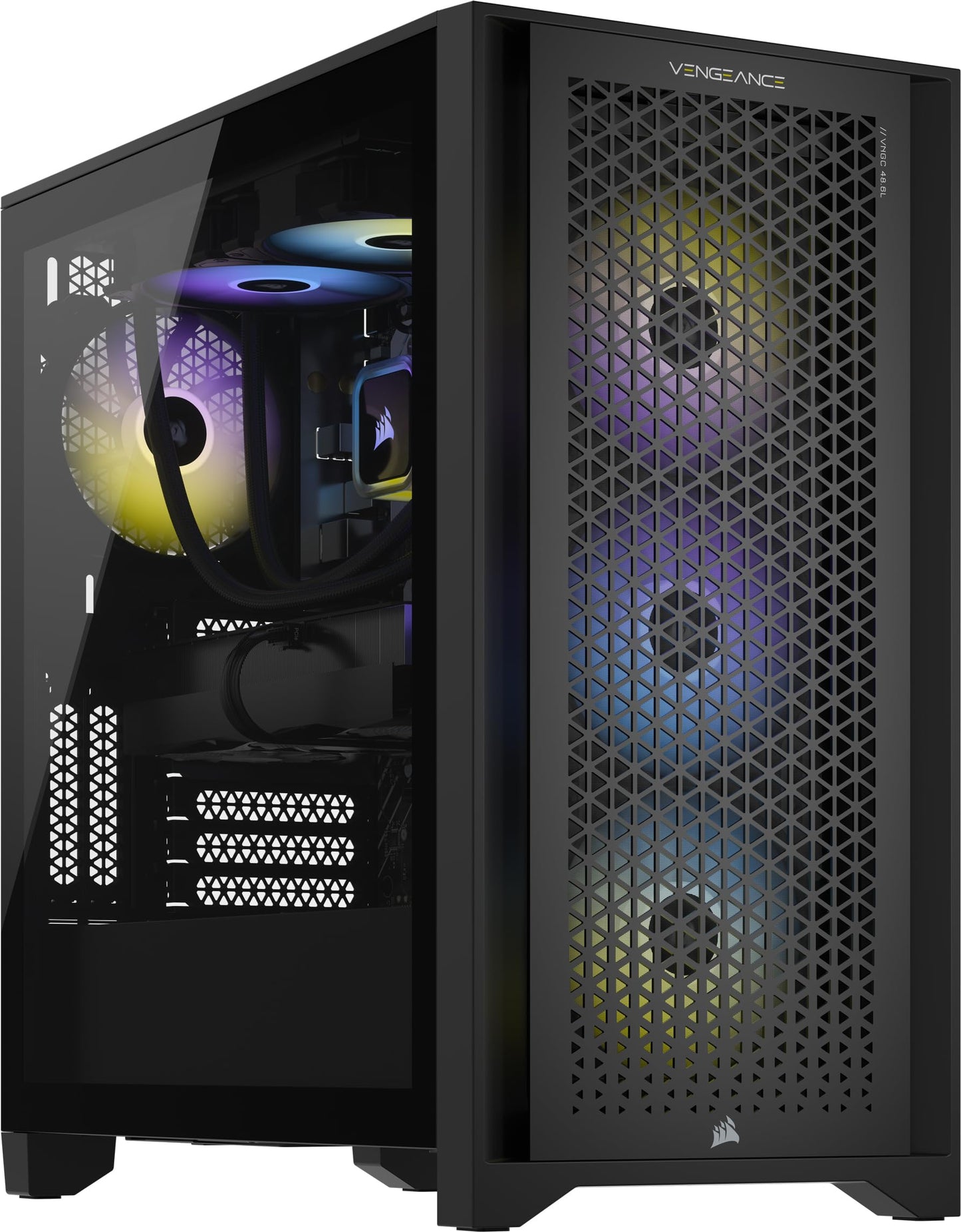 Corsair Vengeance i7500 Gaming PC – Liquid Cooled Intel Core i9-14900KF CPU – NVIDIA GeForce RTX 5080 GPU – 32GB Vengeance RGB DDR5 Memory – 2TB M.2 SSD – Black