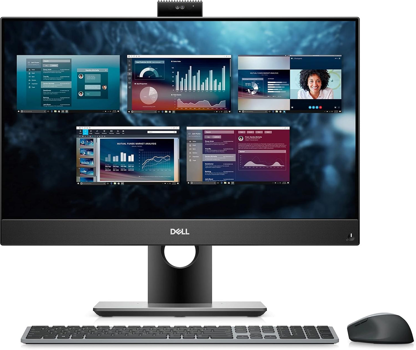 Dell OptiPlex 7000 7490 All-in-One Computer - Intel Core i7 10th Gen i7-10700 Octa-core (8 Core) 2.90 GHz - 16 GB RAM DDR4 SDRAM - 256 GB M.2 PCI Express NVMe SSD - 23.8" Full HD 1920 x 1080 -