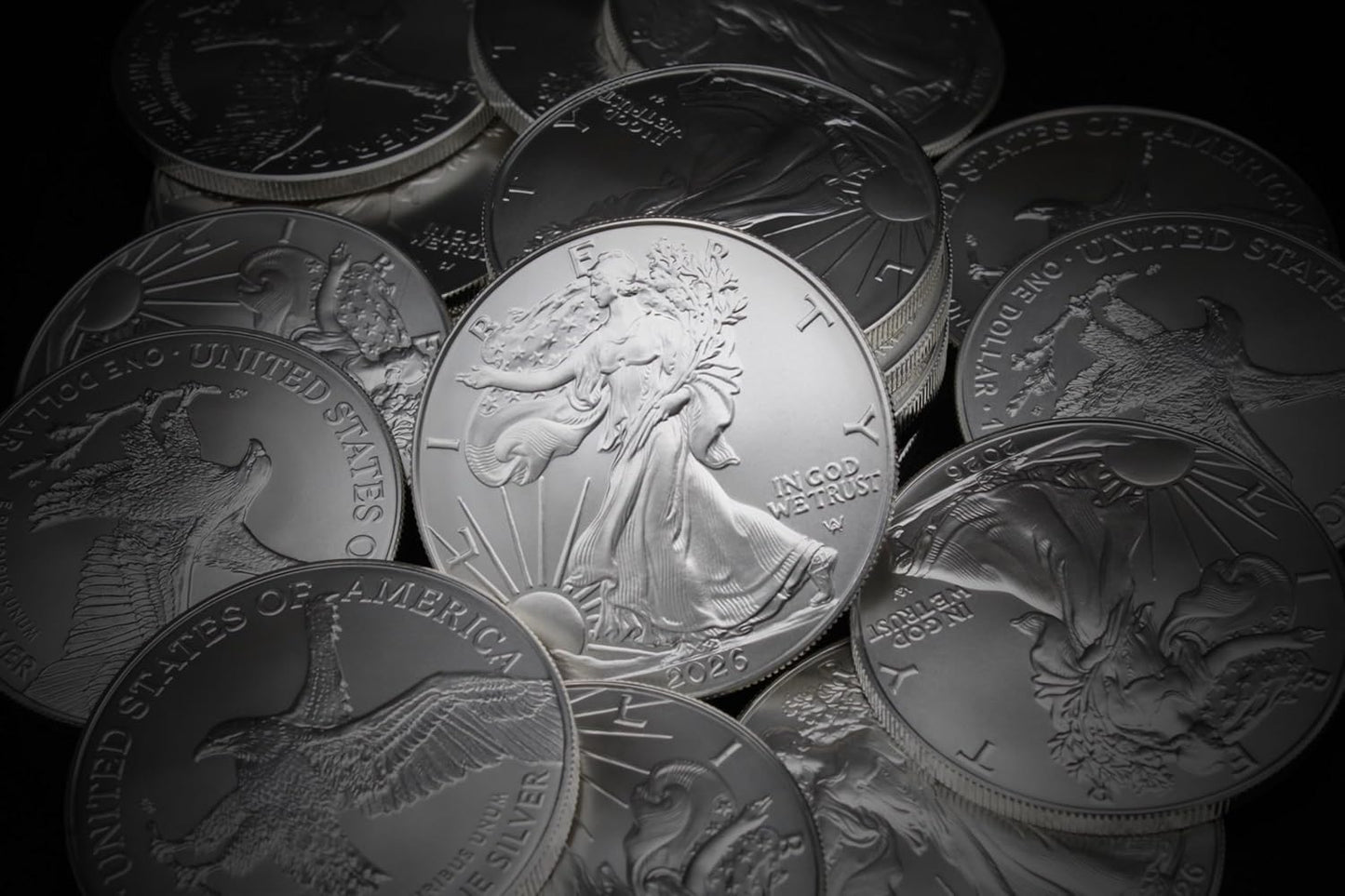 2026-1 oz American Silver Eagle Coin Brilliant Uncirculated in Capsule with Luxury SetShield LED-Lit Presentation Box and a Certificate of Authenticity $1 Seller BU