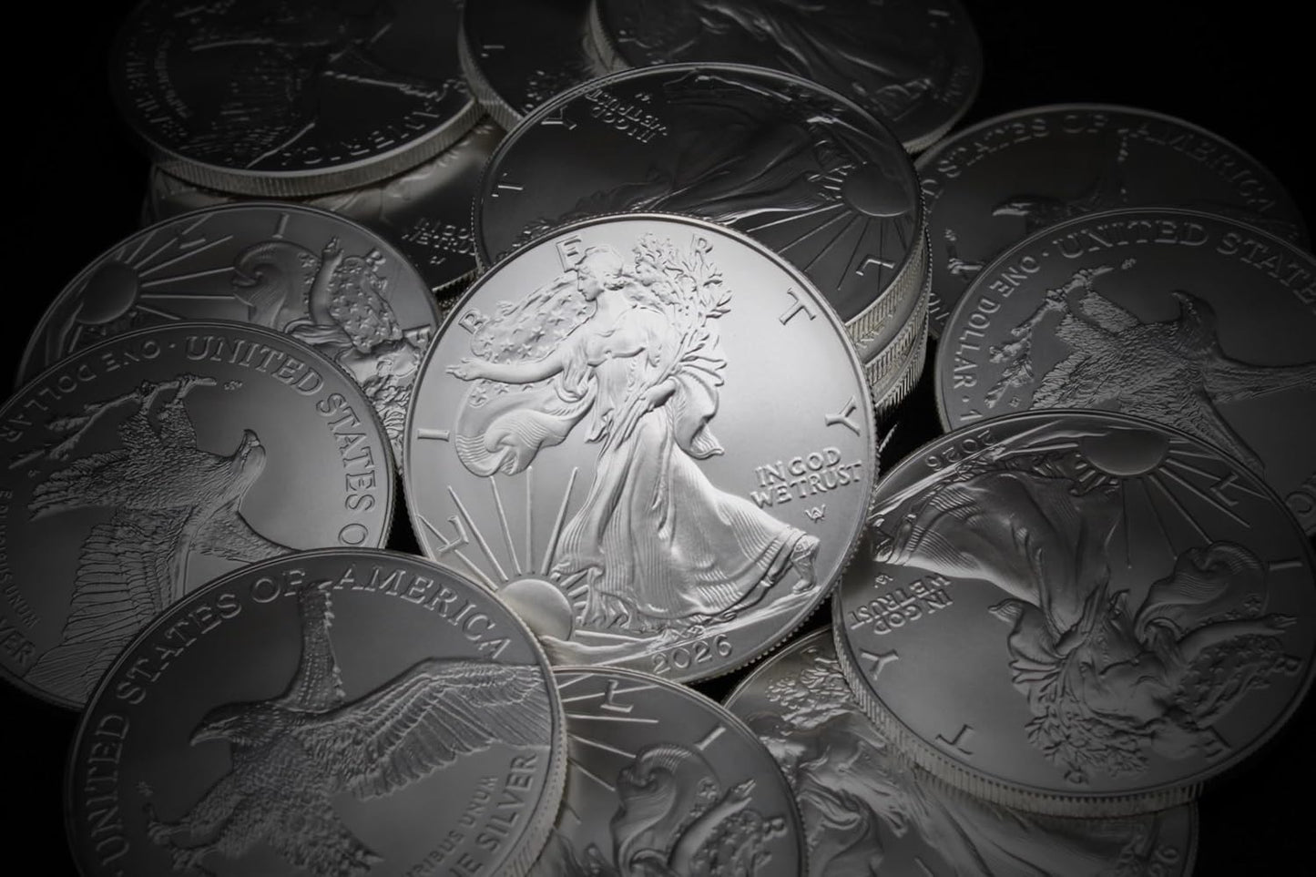 2026-1 oz American Silver Eagle Coin Brilliant Uncirculated with Certificate of Authenticity $1 Seller BU