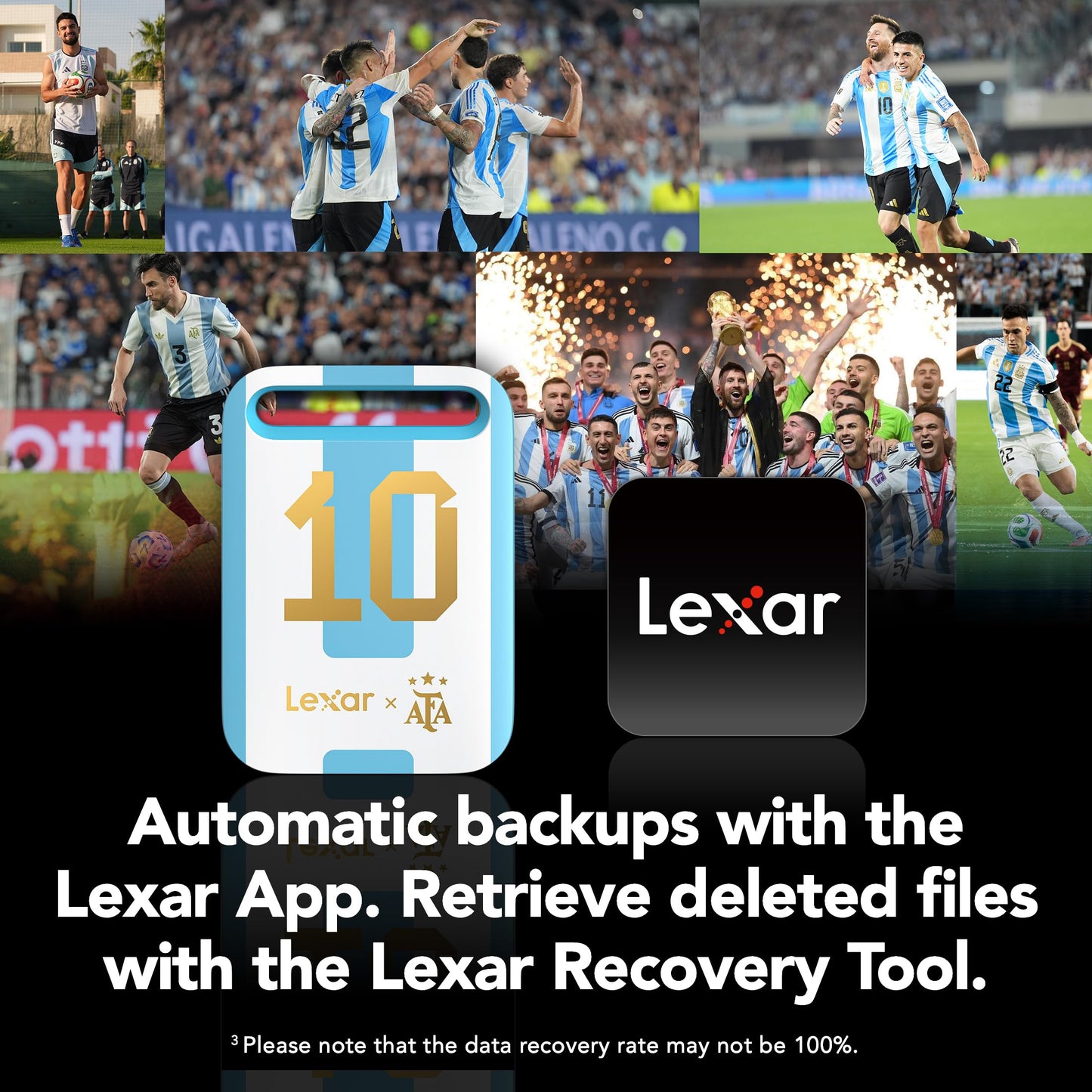 Lexar 2TB ES3 External SSD, Up to 1050MB/s Read, Storage Expansion, Compatible w/USB-C Smartphones, iPhone 15/16, PC, Mac, Tablets, Sleek & Sturdy Design, Silver (LES3XXX002T-RNSAU)