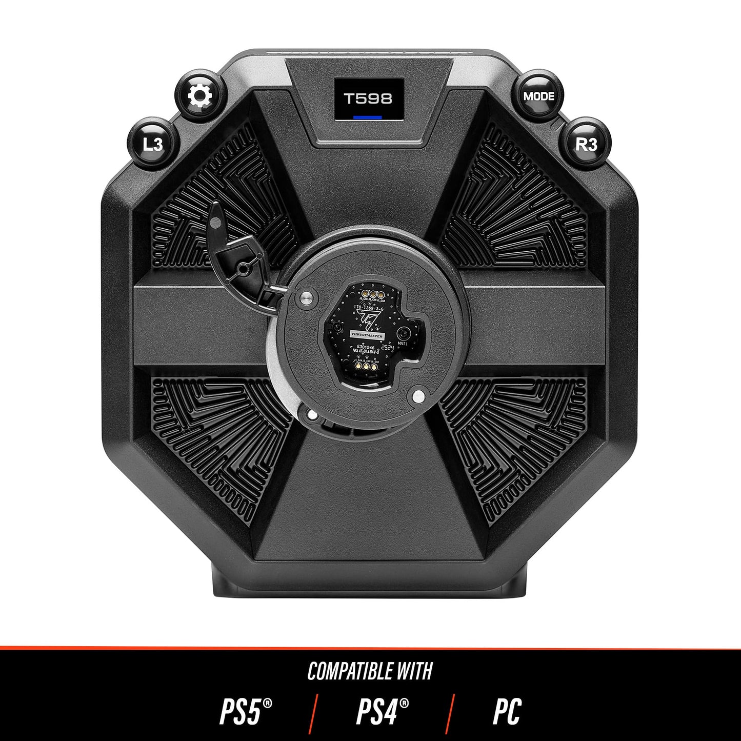 Thrustmaster T598 Direct Drive Racing Wheel & Pedal Set - PS5 & PC | Direct drive motor with magnetic paddles and pedal set for racing, simulation and gaming