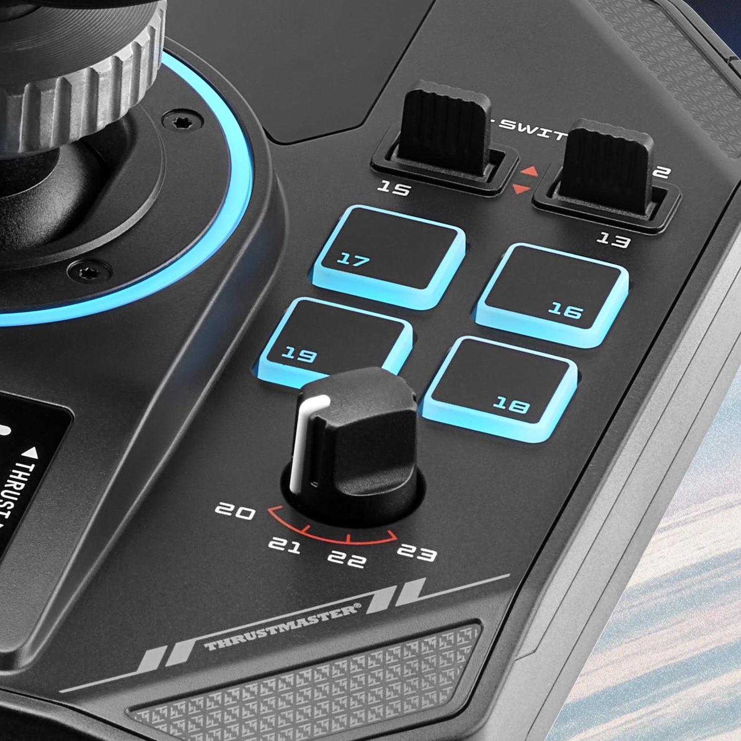 Thrustmaster Sol-R2 HOSAS Dual Space Combat Flight Joystick Set - PC | 88 programable actions buttons, 2 detachable grips, 2 throttles, zero drift, interchangeable rests, backlit sci-fi design