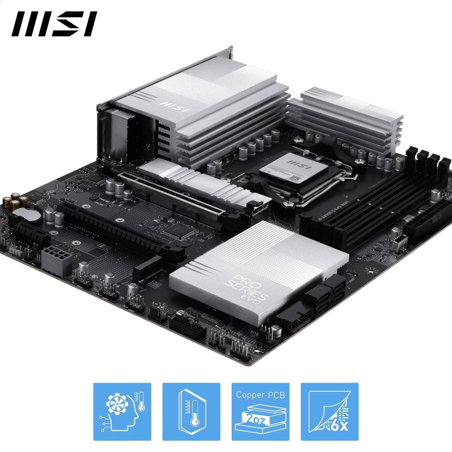 MSI MPG X870E Carbon WiFi Gaming Motherboard (AMD Ryzen 9000/8000/7000 Series Processors, AM5, DDR5, PCIe 5.0, M.2 Gen5, SATA 6Gb/s, USB 40Gbps, HDMI, Wi-Fi 7, Bluetooth 5.4, 5Gbps LAN, ATX)