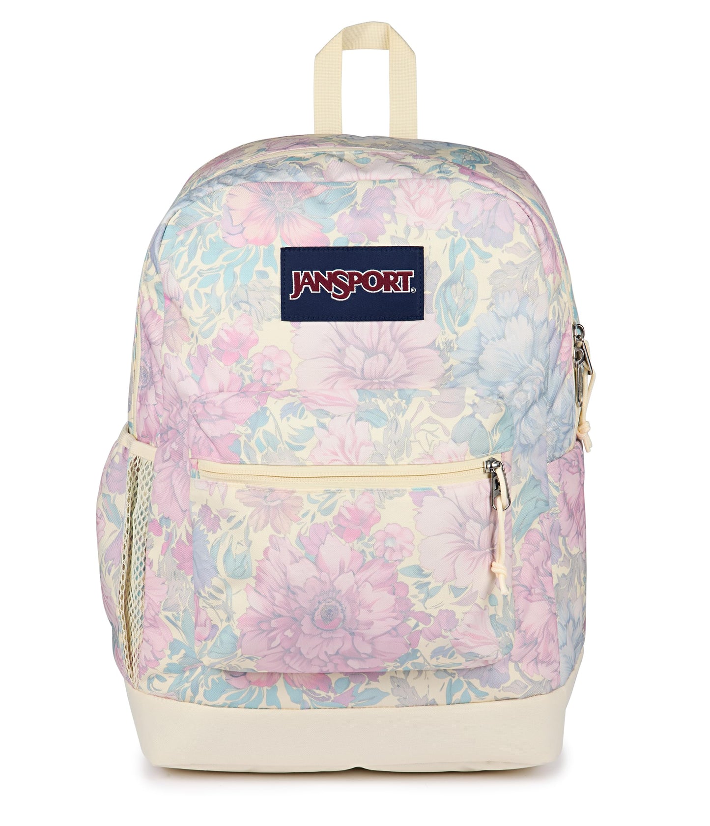 JanSport Cross Town Plus Backpack - Large Main Compartment, Side Water Bottle Pocket, 15-Inch Padded Laptop Sleeve - Black