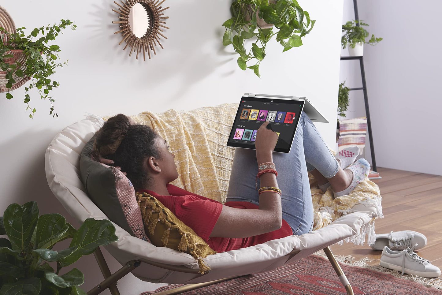 HP Laptop 2026 Edition with Copilot AI, 32GB RAM, 1TB SSD + 128GB UFS, Intel Processor, Long Battery Life, Lightweight, 1 Year Office 365, Windows 11 Home S for Students & Office, Type-C HUB, Pink