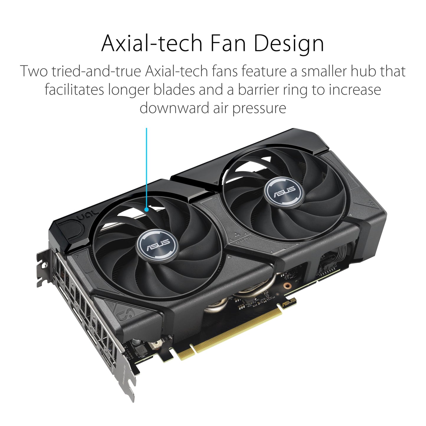 ASUS Dual NVIDIA GeForce RTX™ 5060 8GB GDDR7 White OC Edition Graphics Card, Desktop (PCIe 5.0, DLSS 4, HDMI 2.1b, DisplayPort 2.1b, 2.5-Slot, Axial-tech Fan, Dual BIOS), 3 Year Warranty