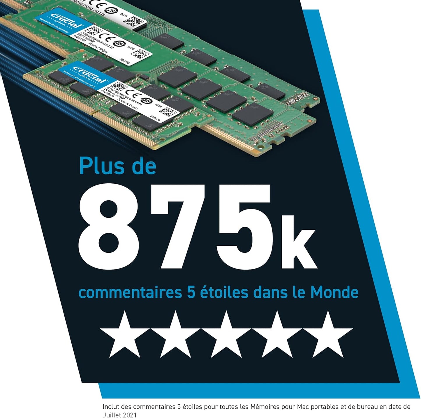 Crucial 32GB Kit (16GBx2), 288-pin DIMM, DDR4 PC4-19200,