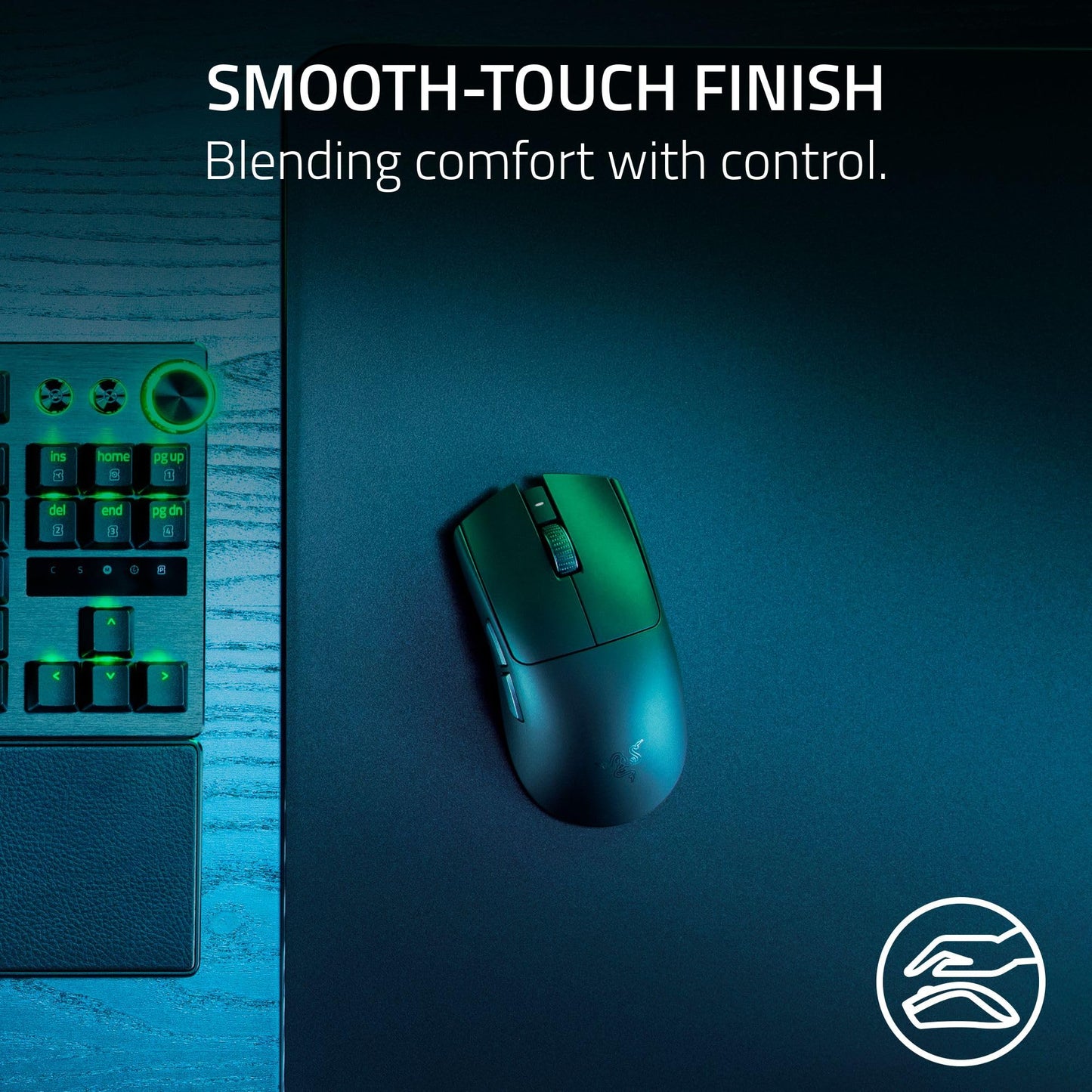 Razer Viper V3 Pro Wireless Esports Gaming Mouse: Symmetrical - 54g Lightweight - 8K Polling - 35K DPI Optical Sensor - Gen3 Optical Switches - 8 Programmable Buttons - 95 Hr Battery - Black