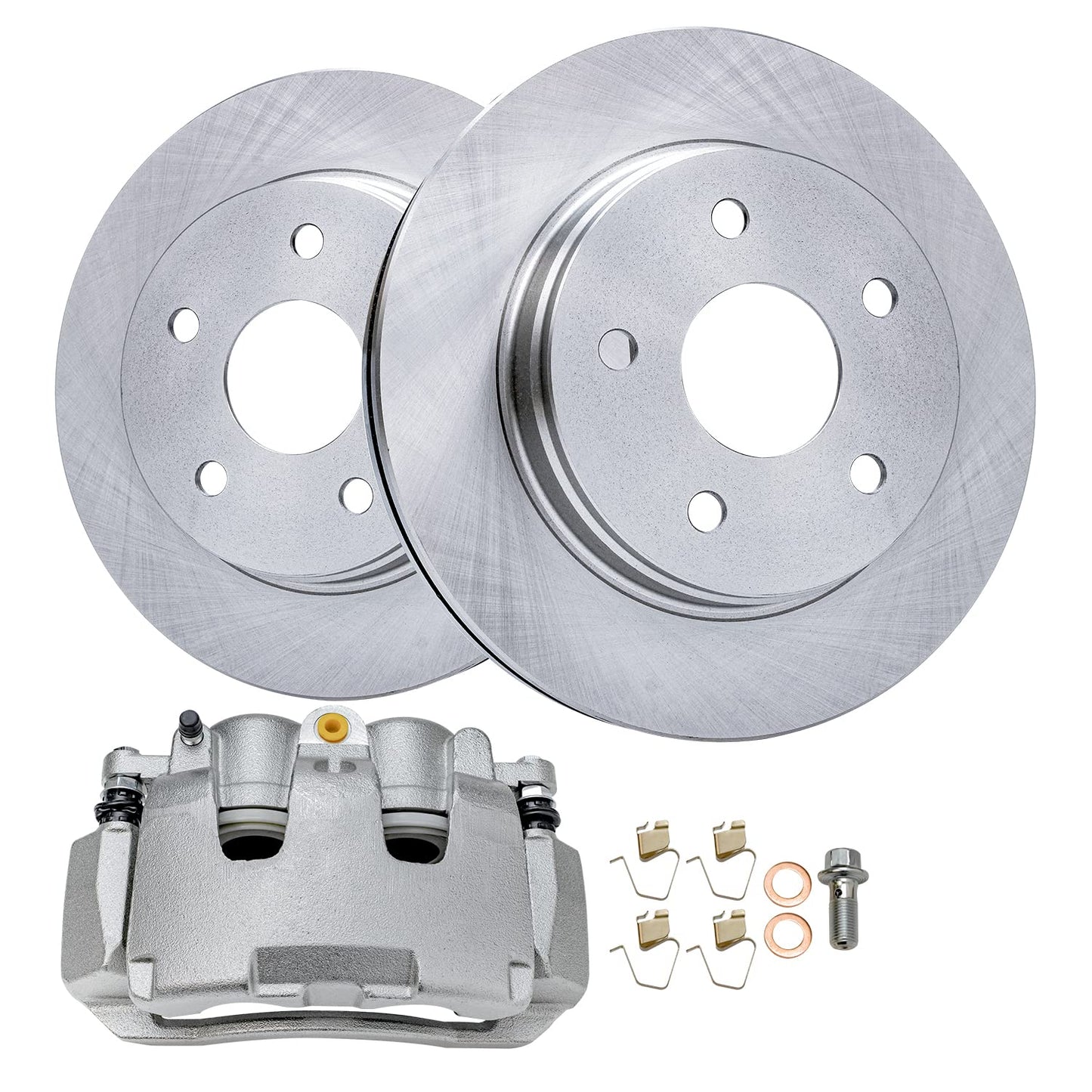 Detroit Axle - Front Brake Kit for Chevy GMC Silverado Sierra Suburban Savana Express Yukon XL 1500 Tahoe Avalanche Escalade ESV EXT XTS Brake Rotors Ceramic Brakes Pads : 12.99" inch Rotor