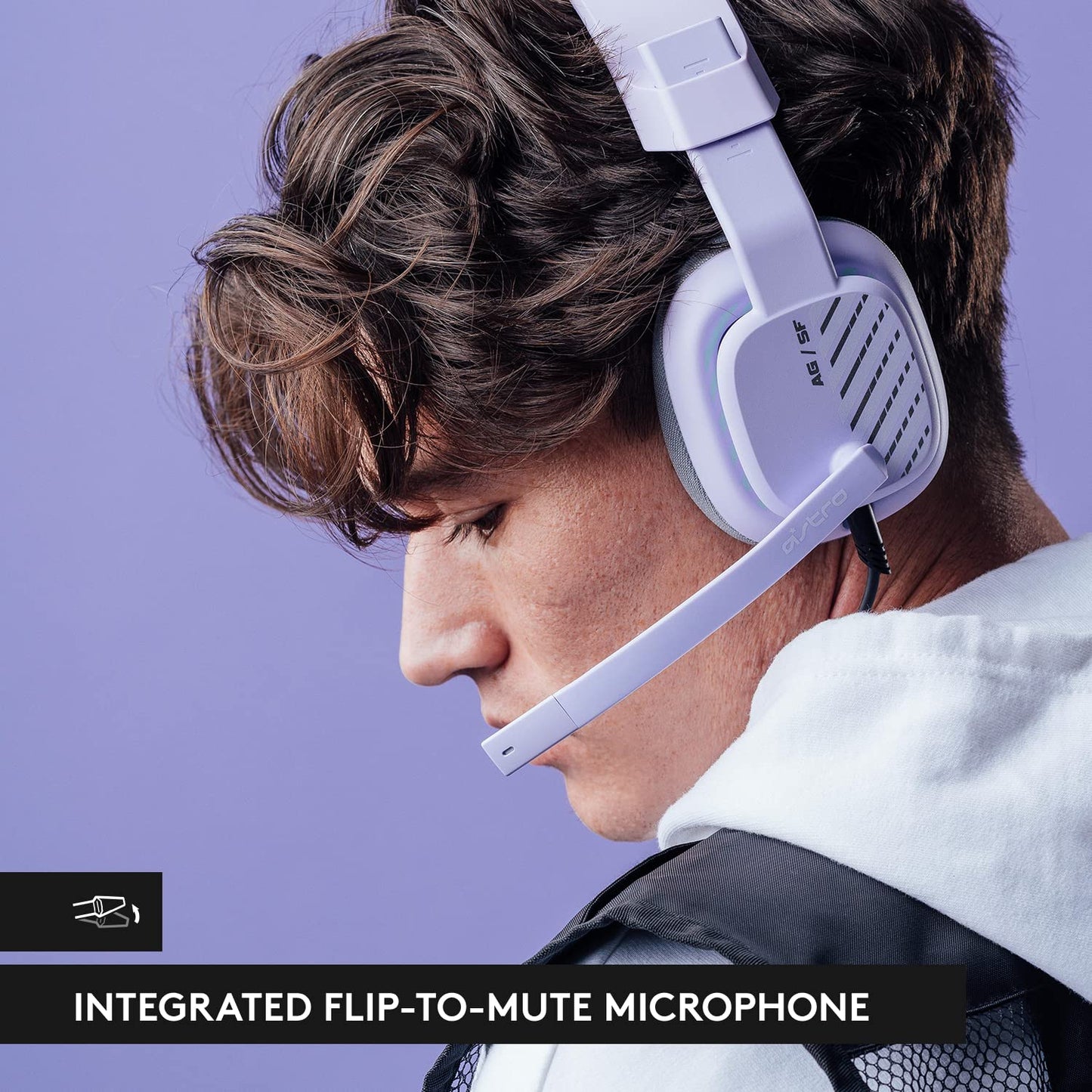 Logitech G Astro A10 Gen 2 Cross-Platform Wired Gaming Headset - Grey | 3.5mm Headphone Jack, 32mm Drivers, Flip-to-Mute Mic, Over-Ear Cup Design