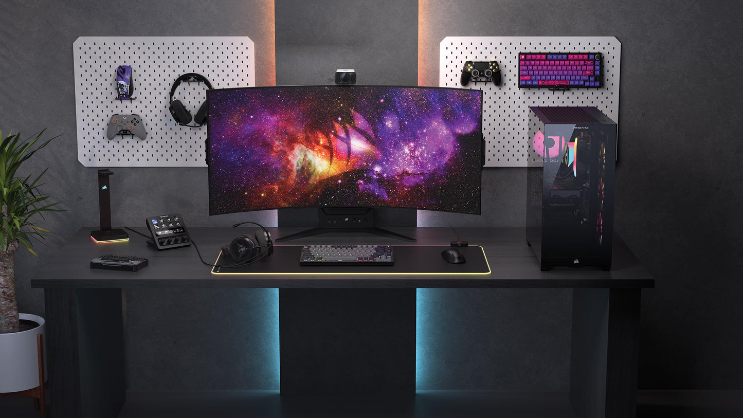Corsair Vengeance i7500 Gaming PC – Liquid Cooled Intel Core i9-14900KF CPU – NVIDIA GeForce RTX 5080 GPU – 32GB Vengeance RGB DDR5 Memory – 2TB M.2 SSD – Black