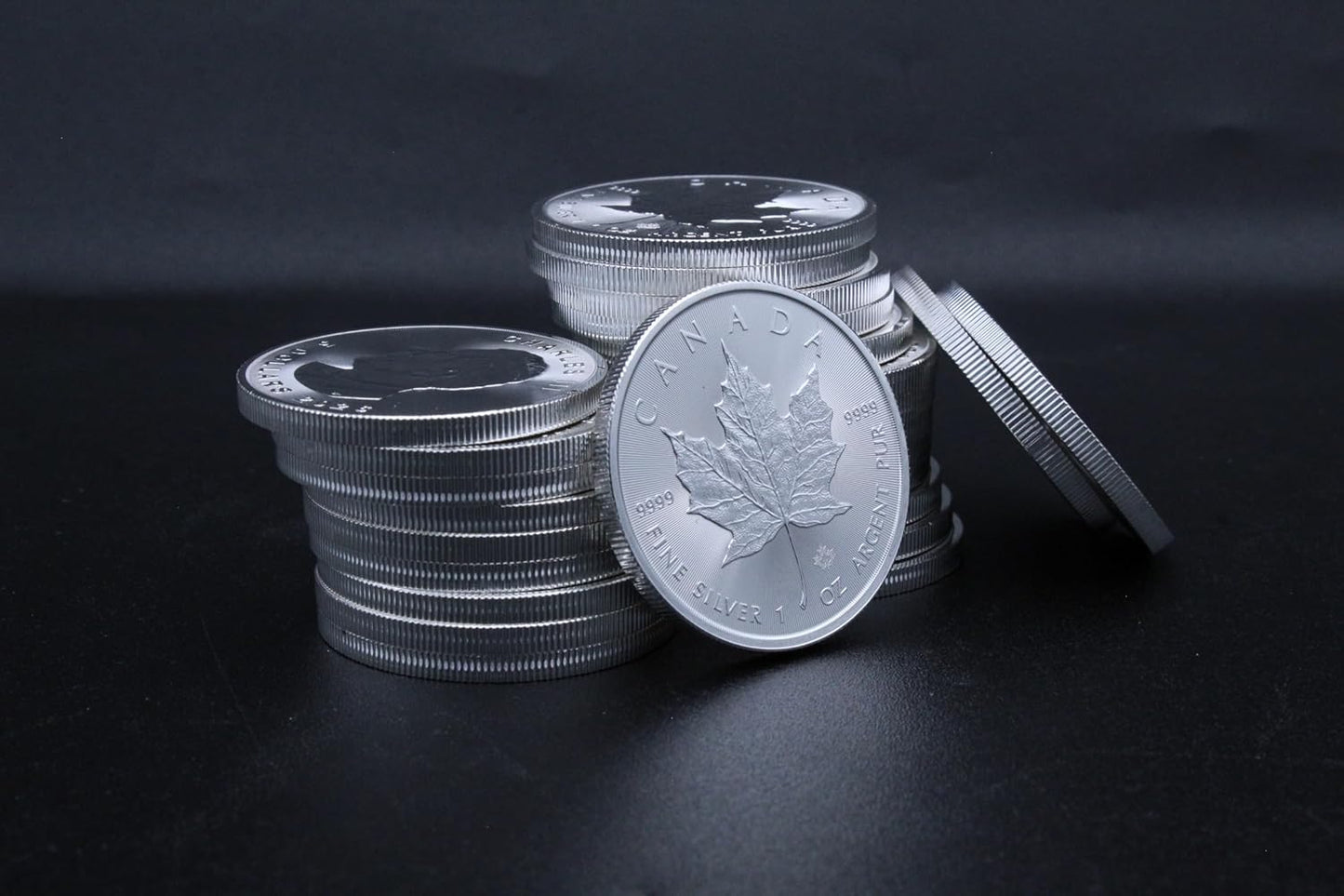 2026 - Lot of (5) 1 oz Canadian Maple Leaf Silver Coins Brilliant Uncirculated with Certificates of Authenticity $5 Seller BU