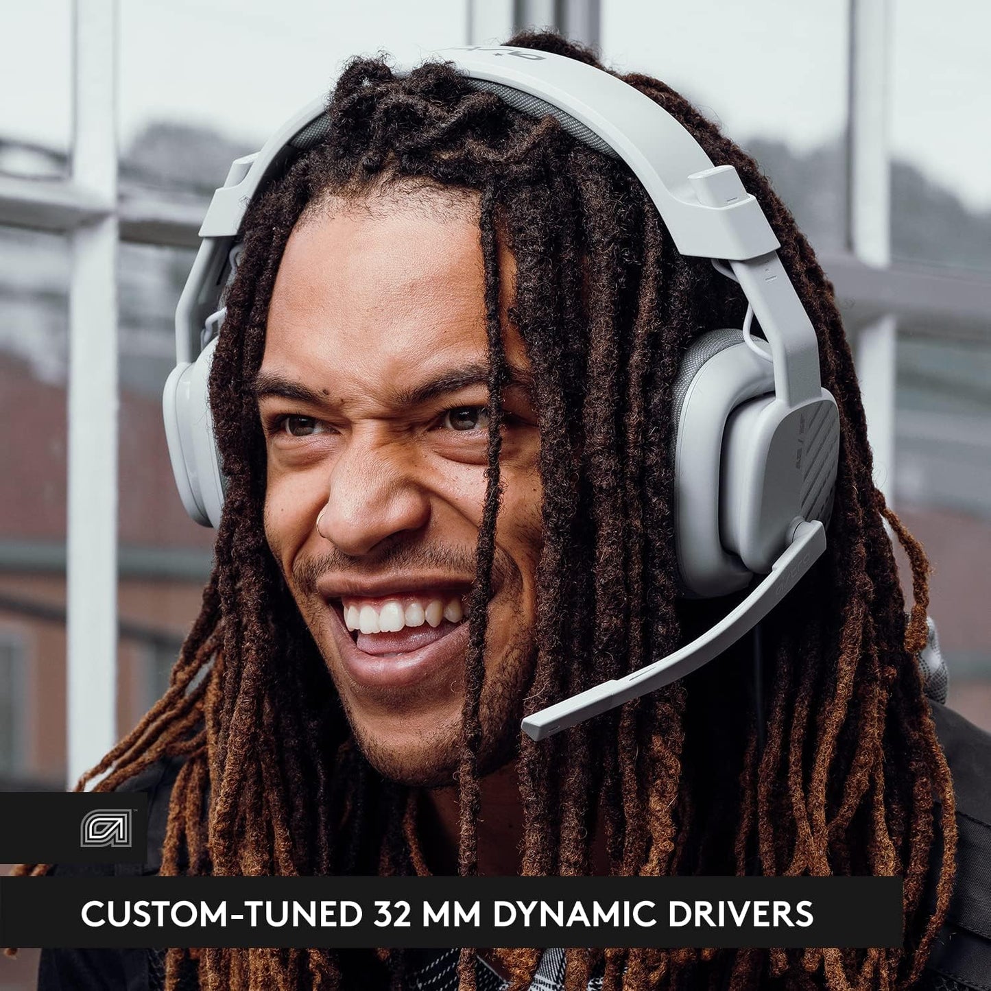 Logitech G Astro A10 Gen 2 Cross-Platform Wired Gaming Headset - Grey | 3.5mm Headphone Jack, 32mm Drivers, Flip-to-Mute Mic, Over-Ear Cup Design