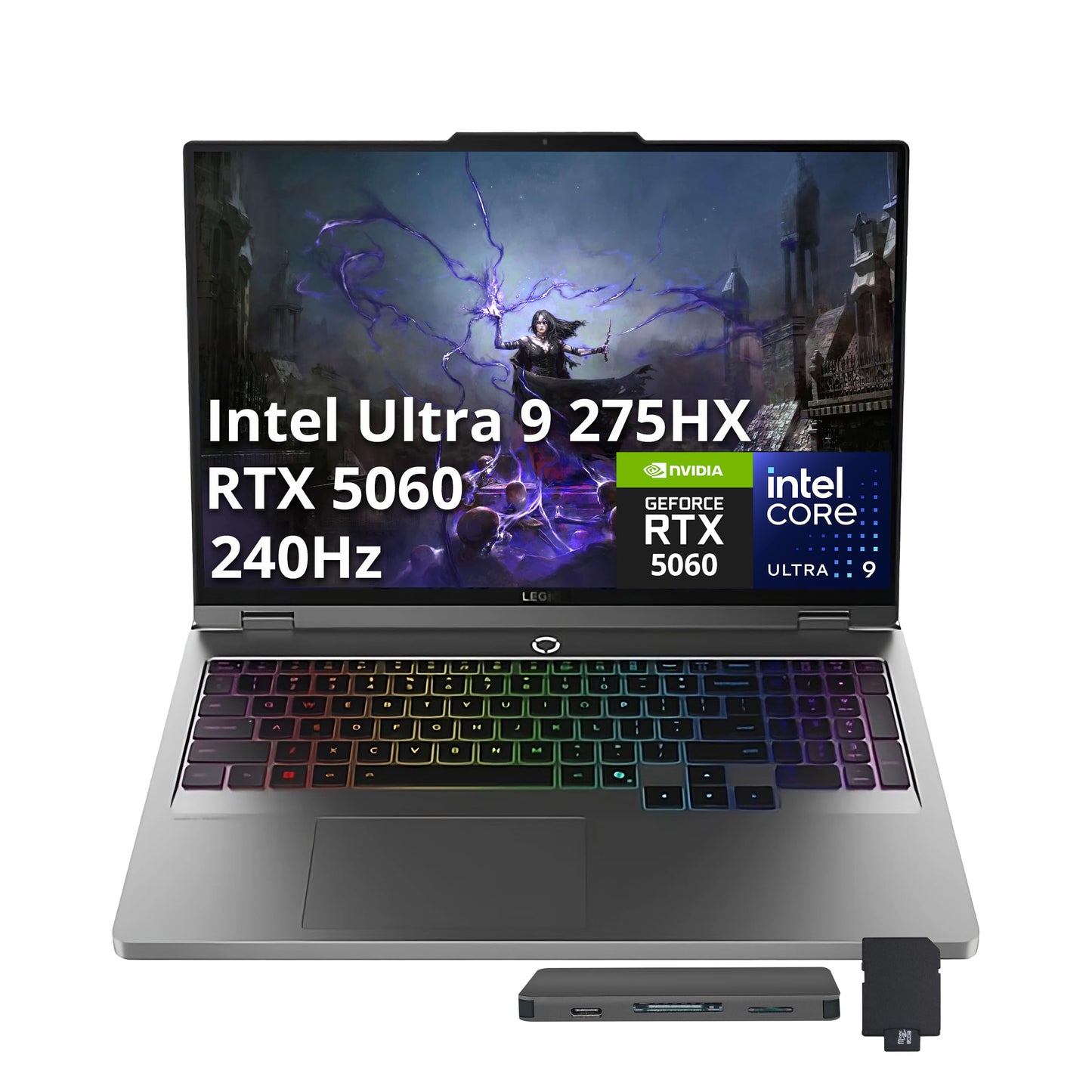 Lenovo Legion Pro 7i Gen 10 16" Gaming Laptop (2025 Model) Intel Core Ultra 9 275HX 24C, NVIDIA GeForce RTX 5090 24GB, 64GB RAM, 2TB (1TB+1TB) NVMe SSD, 16" WQXGA OLED 500 nits 240Hz, Windows 11 Home