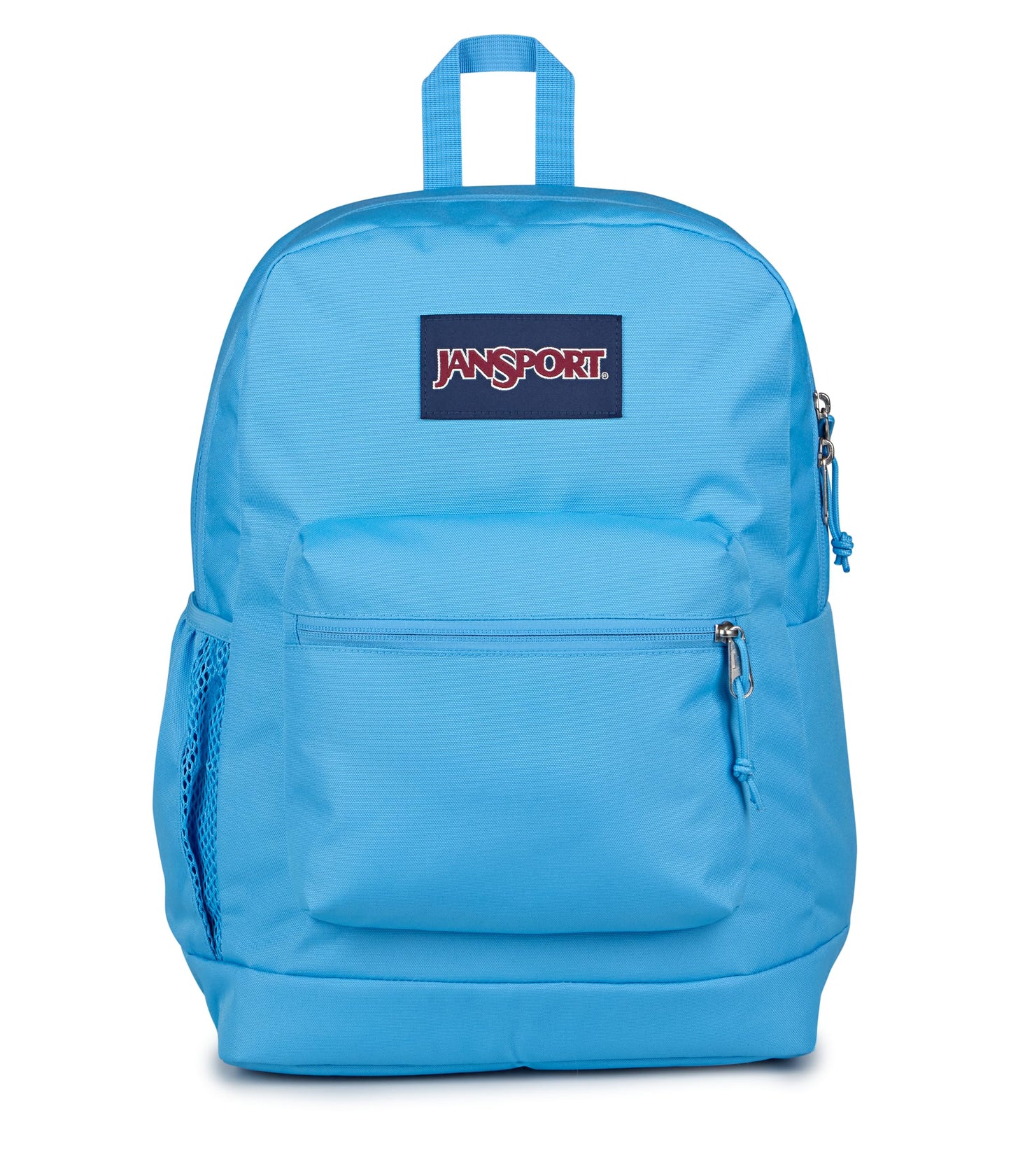 JanSport Cross Town Plus Backpack - Large Main Compartment, Side Water Bottle Pocket, 15-Inch Padded Laptop Sleeve - Black