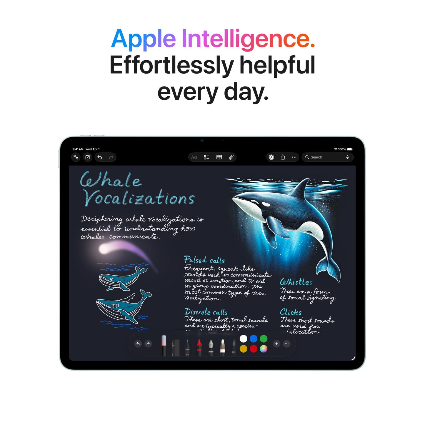 Apple iPad Air 13-inch (M4): Liquid Retina Display, 128GB, 12MP Front/Back Camera, Wi-Fi 7 with Apple N1, Touch ID, All-Day Battery Life — Starlight