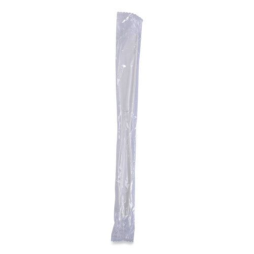 Boardwalk® Heavyweight Wrapped Cutlery, Knife, White, 1000 Knives (BWKKNIHWPPWIW)