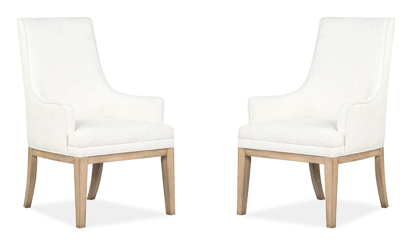 Coventry - Upholstered Host Chair (Set of 2) - Honey Wheat
