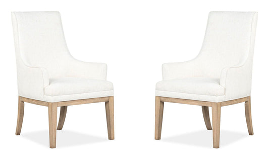 Coventry - Upholstered Host Chair (Set of 2) - Honey Wheat