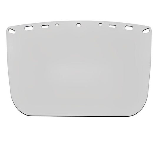 Clear, Flat Economy Polyester Visor - 8 In x 15 In x .04 In