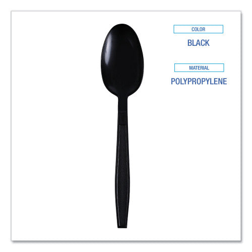 Boardwalk® HW Wrapped Plastic Cutlery, Teaspoon, 1000 Pcs. (BWKTSHWPPBIW)