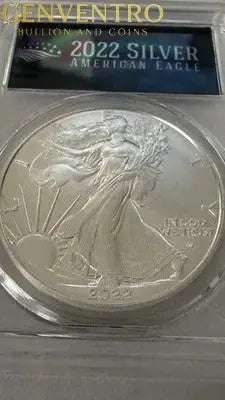 2022 Silver American Eagle PCGS MS 70 First Strike Black Label