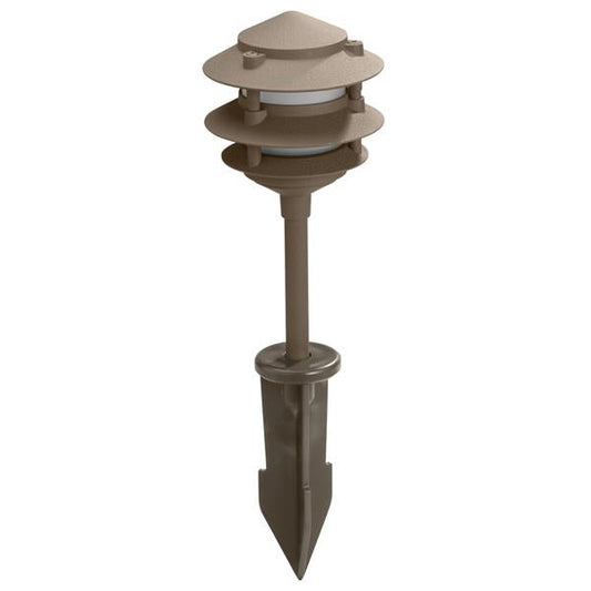 LED Aluminum Textured Bronze Landscape Path Light 86702